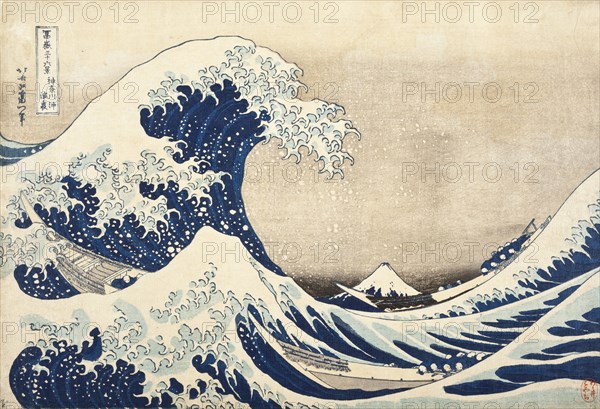 The Great Wave off Kanagawa, 1830-1831 . Creator: Hokusai.
