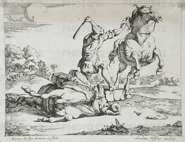 The Muleteer, 17th century. Creator: Marcus de Bye.