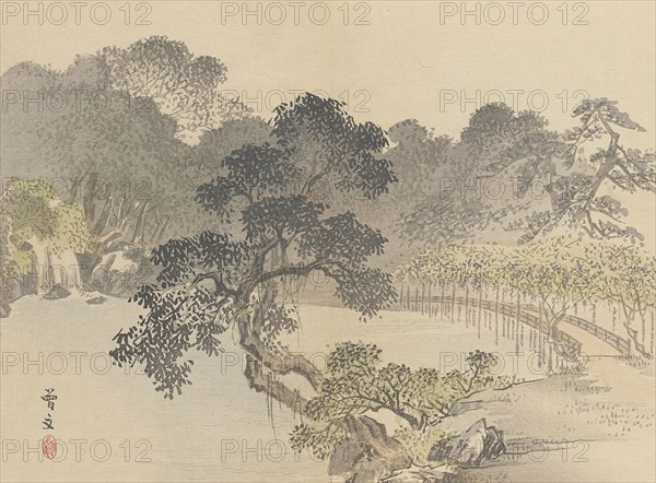 Twenty-Five Views of the Capital (image 8 of 29), Late 19th century. Creator: Morikawa Sobun.