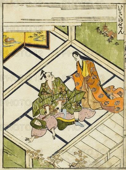 Kesa Gozen, 17th century. Creators: Okumura Masanobu, Suzuki Harunobu.