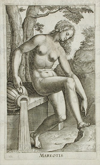 Mareotis, 1587. Creator: Philip Galle.