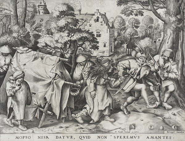 The Wedding of Mopsus and Nisa, or the Dirty Bride, 1570. Creator: Pieter van der Heyden.