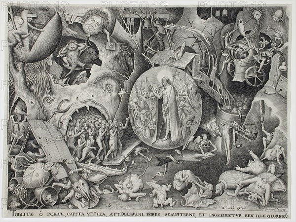 Christ's Descent into Limbo, c1561. Creator: Pieter van der Heyden.