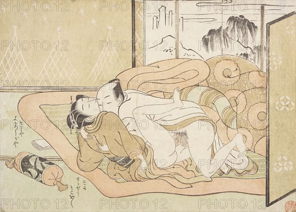 Lovers, c1765. Creator: Suzuki Harunobu.