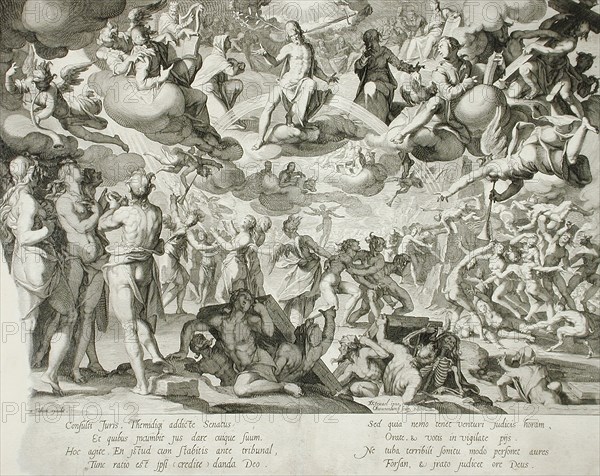 Last Judgment, 1607. Creator: Willem van Swanenburg.