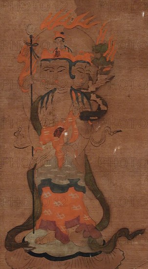 Buddhist Deity Bonten, 19th century. Creator: Unknown.
