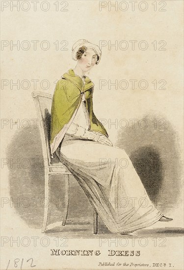 Fashion Plate (Morning Dress), 1812. Creator: Unknown.
