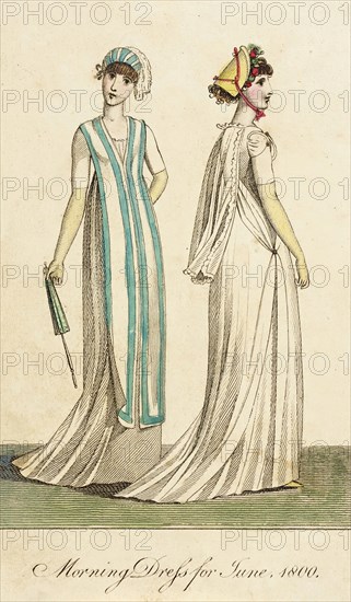 Fashion Plate (Morning Dress for June 1800), 1800. Creator: Unknown.