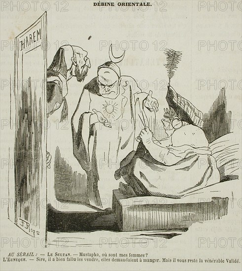 Debine orientale, 1861. Creator: Félicien Rops.