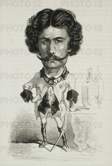 Barielle, 1856. Creator: Félicien Rops.