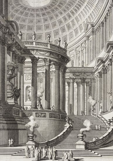 Ancient Temple, c1743. Creator: Giovanni Battista Piranesi.