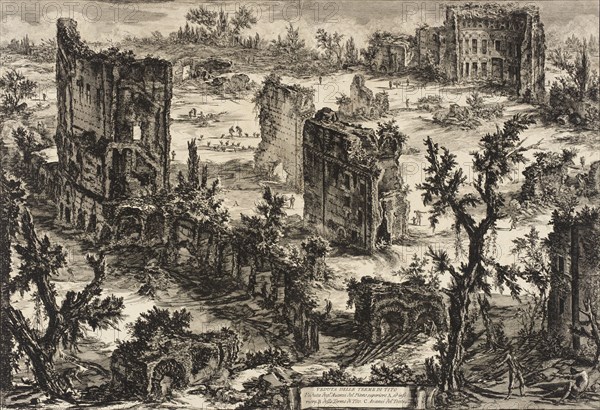 View of the Baths of Titus (image 1 of 2), c1775. Creator: Giovanni Battista Piranesi.