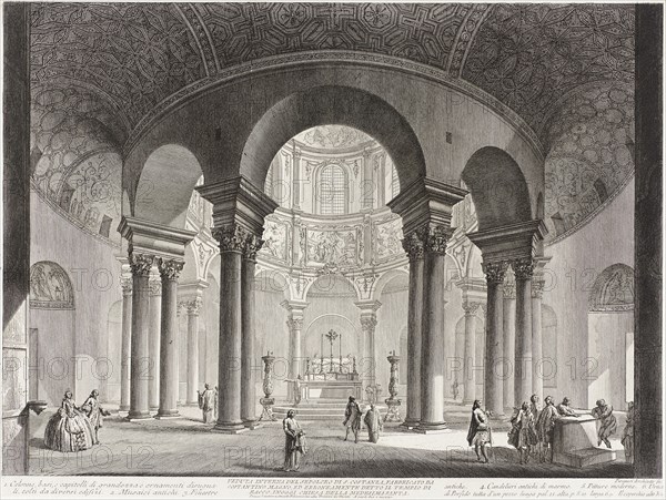 View of the interior of the Tomb of Saint Costanza, built by Constantine the Great..., c1760-1778. Creator: Giovanni Battista Piranesi.