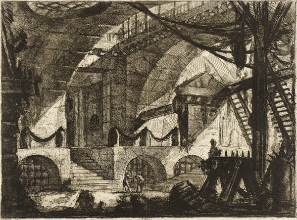 The Sawhorse, 1761. Creator: Giovanni Battista Piranesi.