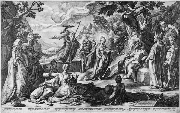 The Judgment of Midas, 1590. Creator: Hendrik Goltzius.
