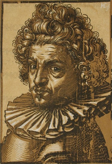 Portrait of Gillis van Breen, c1588. Creator: Hendrik Goltzius.