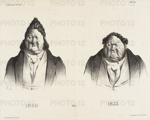 1830 et 1833, 1833. Creator: Honore Daumier.