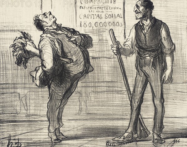 Je ne vois pas pourquoi on ne nous nommerait pas aussi.., 1856. Creator: Honore Daumier.