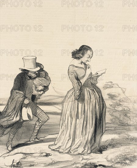 Saperlotte!...que je voudrais...que ma femme ait fini.., 1844. Creator: Honore Daumier.