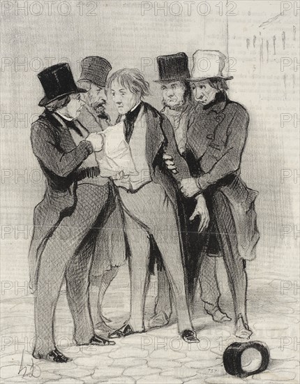 Gibier qui peut être chassé en toutes les saisons, 1845. Creator: Honore Daumier.