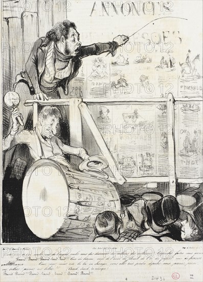 Voulez-vous de l'or...des diamans.., 1838. Creator: Honore Daumier.