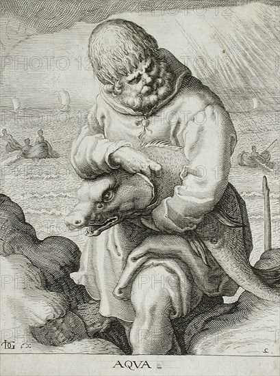 Water, c1588. Creator: Jacques de Gheyn II.