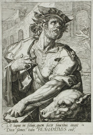 Benjamin, c1590. Creator: Jacques de Gheyn II.