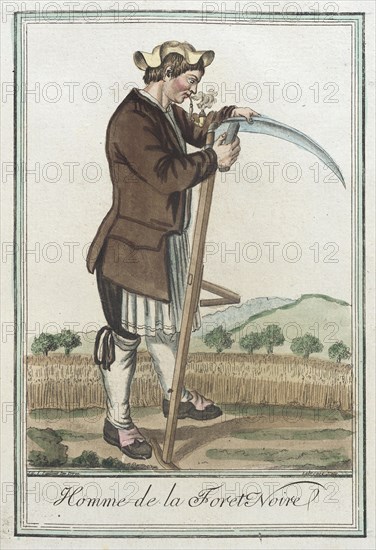 Costumes de Différents Pays, 'Homme de la Foret Noire', c1797. Creator: Jacques Grasset de Saint-Sauveur.