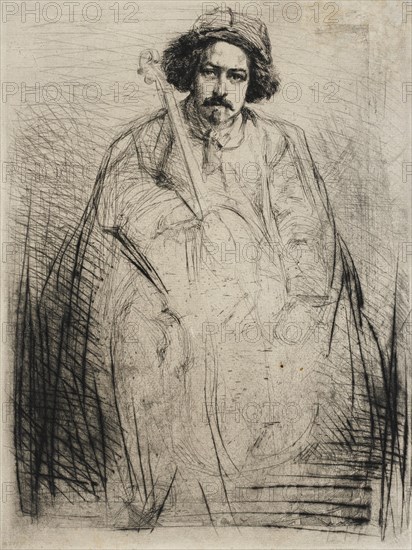 Becquet, 1859. Creator: James Abbott McNeill Whistler.