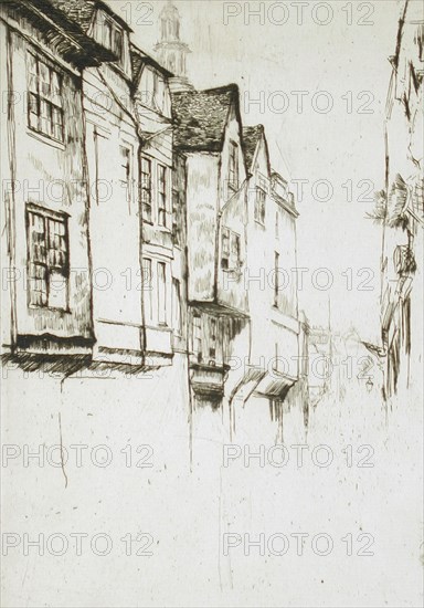 Wych Street, 1877. Creator: James Abbott McNeill Whistler.