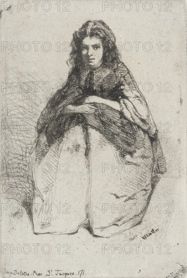 Fumette, 1858. Creator: James Abbott McNeill Whistler.