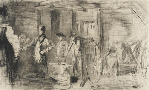 The Forge, 1861. Creator: James Abbott McNeill Whistler.