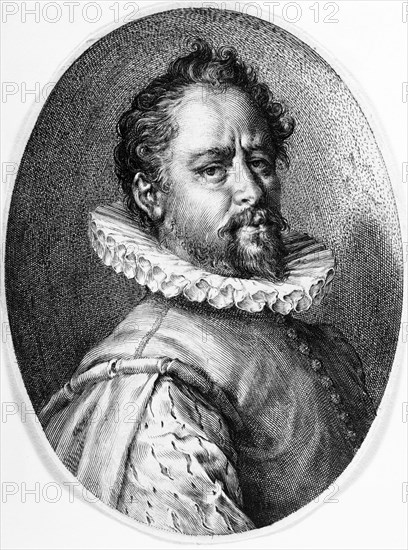 Portrait of Bartholomeus Spranger, 1597. Creator: Jan Muller.