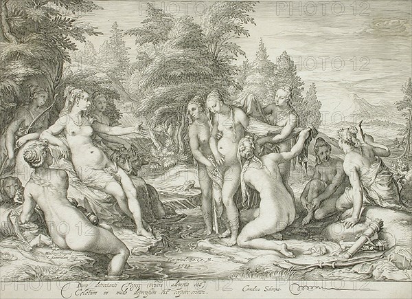 Diana and Callisto, 1599. Creator: Jan Saenredam.