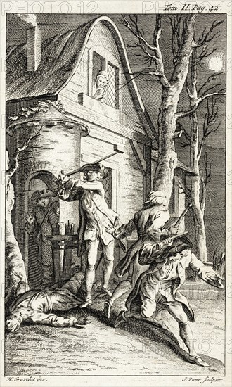 Illustration from Tom Jones, published 1750. Creator: Jan Punt.