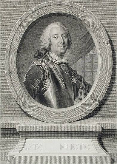 Bernard Belidor, 1750. Creator: Johann Georg Wille.