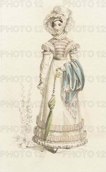 Fashion Plate (Carriage Dress), 1821. Creator: John Bell.