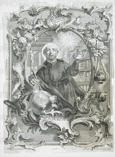Saint Ignatius Loyola, 18th century. Creator: Joseph Sebastian Klauber.