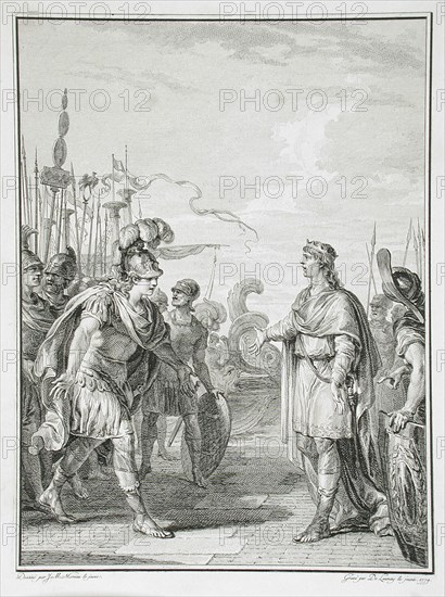 Iphis, 1779. Creator: Nicolas de Launay.