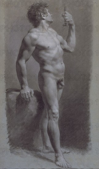 Study of a Man, between c1810 and c1820. Creator: Pierre-Paul Prud'hon.