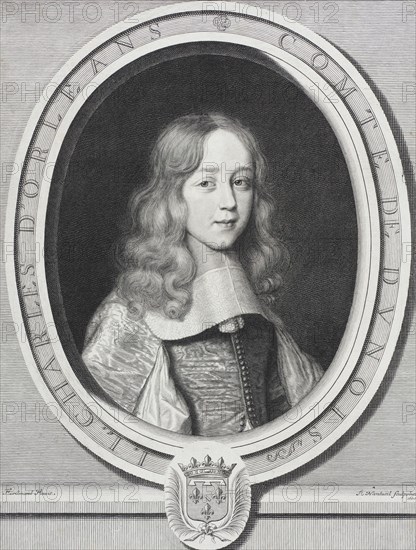 Charles d'Orléans-Longueville, Comte de Dunois, 1660. Creator: Robert Nanteuil.