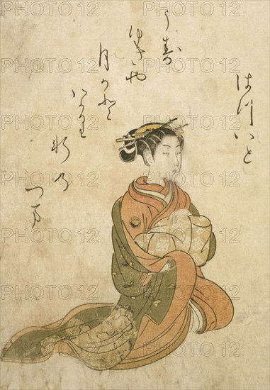 The Courtesan Hatsuito, 18th century. Creator: Suzuki Harunobu.