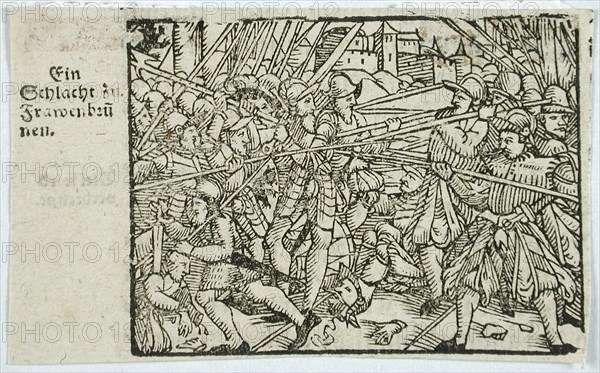 Battle Scene, 16th century. Creator: Unknown.