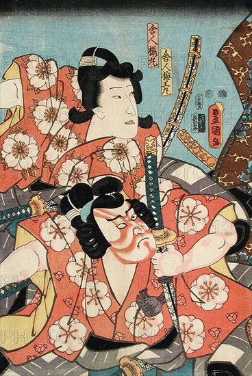 Umeo Maru and Sakura Maru, mid 19th century. Creator: Utagawa Kunisada.