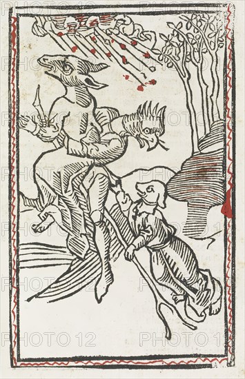 Monsters and mythical creatures, 1489. Creator: Unknown.