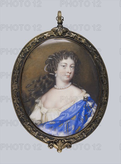 Louise Renée de Kérouaille, Duchess D'Aubigny and First Duchess of Portsmouth, late 17th century. Creator: William Gibson.