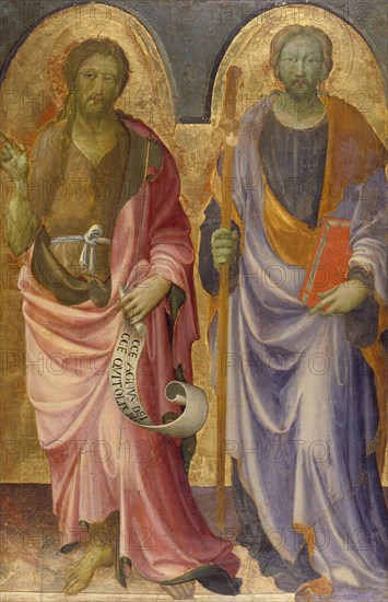 Saint John the Baptist and Saint James the Great, 1423-1424. Creator: Giovanni Toscani.