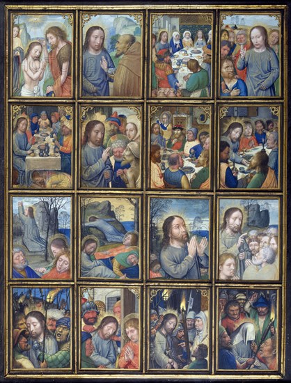 Scenes from the life of Christ, Stein Quadriptych, c1525-1530.  Creator: Simon Bening.