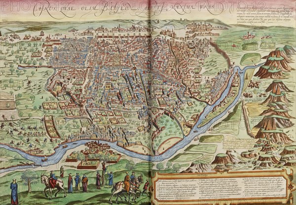 Map of Cairo, 1595. Creator: Gerardus Mercator.