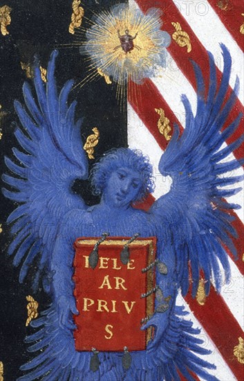 Angel with book, c1524. Creator: Bellemare Group.
